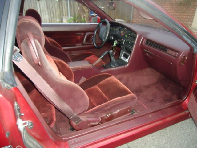 1989 Burgundy Toyota Supra Hatchback