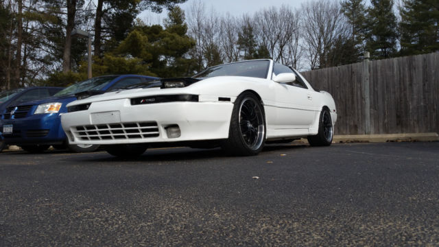 1991 White Toyota Supra Hatchback