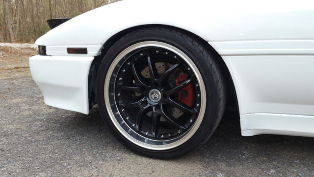 1991 White Toyota Supra Hatchback