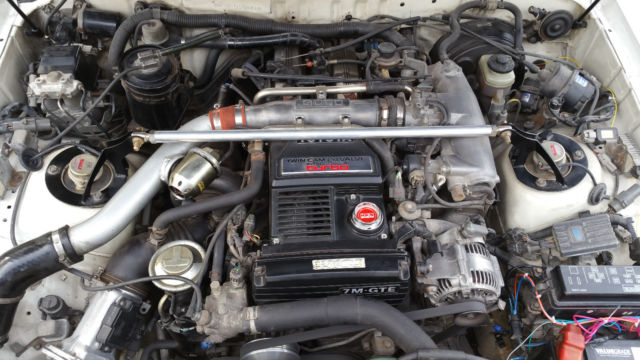 1991 White Toyota Supra Hatchback