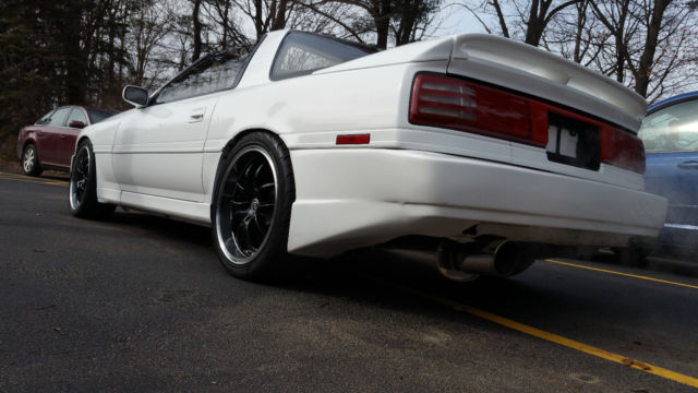 1991 White Toyota Supra Hatchback