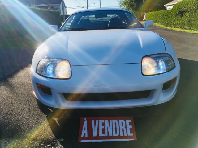 1993 White Toyota Supra coupe