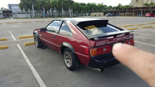 1983 Red Toyota Supra Coupe