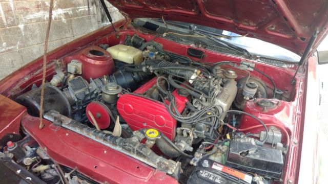 1983 Red Toyota Supra Coupe