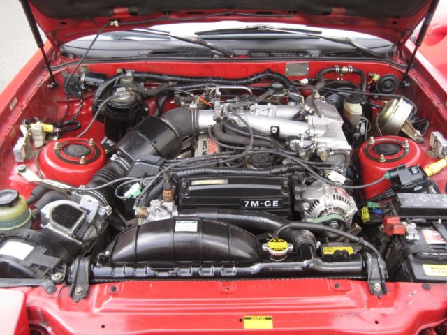 1988 Red Toyota Supra Coupe