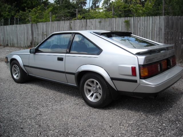1985 silver Toyota Supra coupe