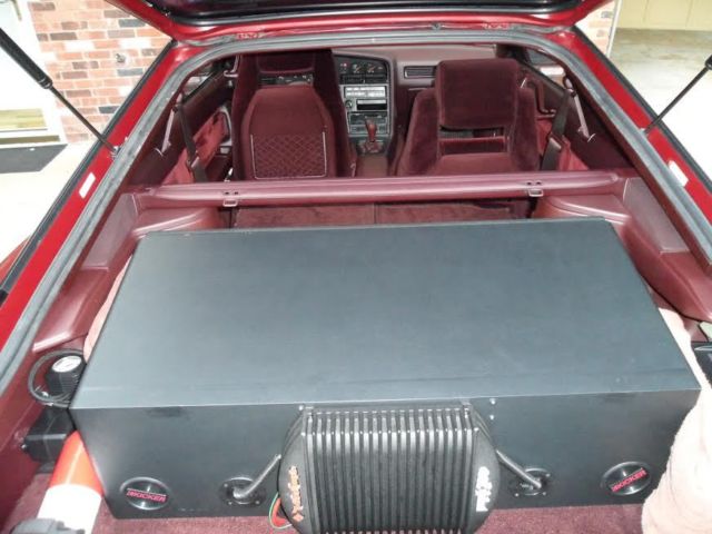 1988 Burgundy Toyota Supra Coupe