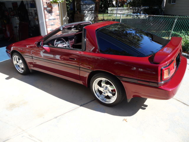 1988 Burgundy Toyota Supra Coupe