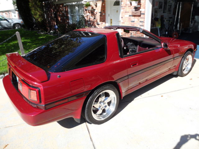 1988 Burgundy Toyota Supra Coupe