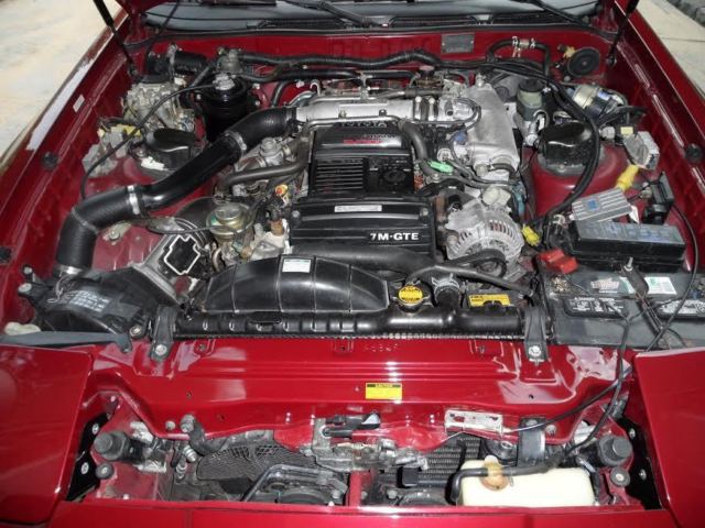 1988 Burgundy Toyota Supra Coupe