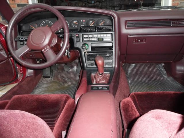 1988 Burgundy Toyota Supra Coupe