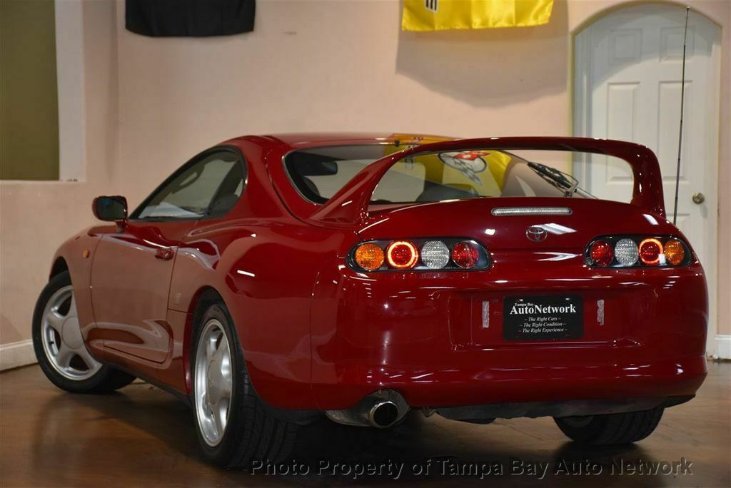 1994 Red Toyota Supra Coupe