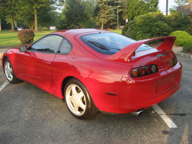1994 Red Toyota Supra Coupe