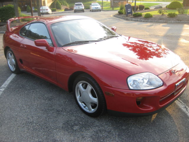 1994 Red Toyota Supra Coupe