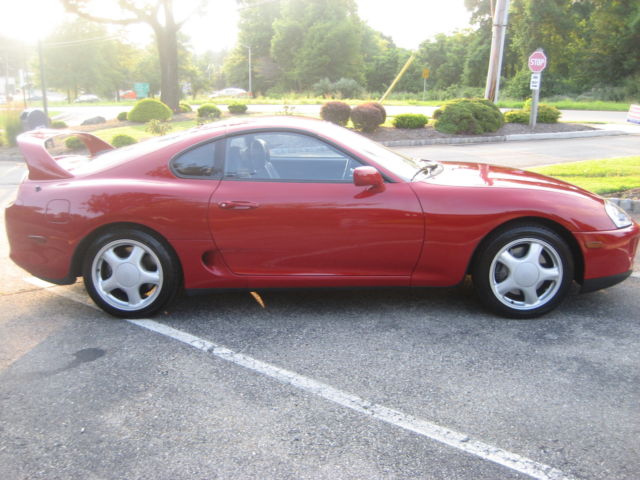 1994 Red Toyota Supra Coupe