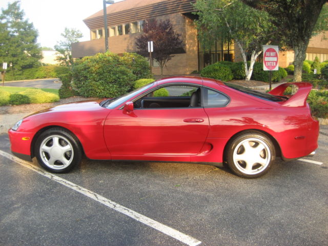 1994 Red Toyota Supra Coupe