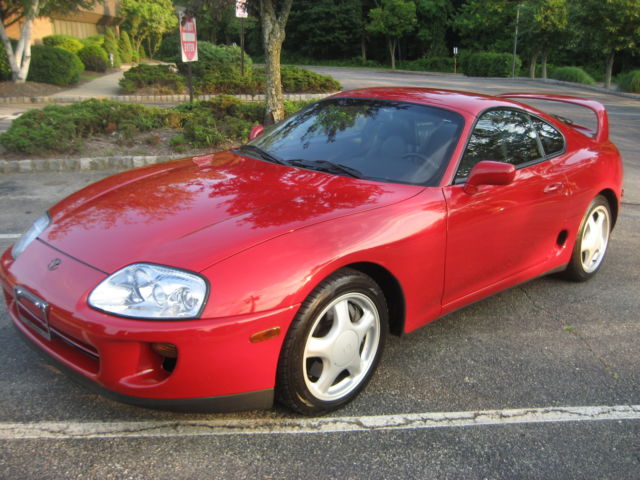 1994 Red Toyota Supra Coupe