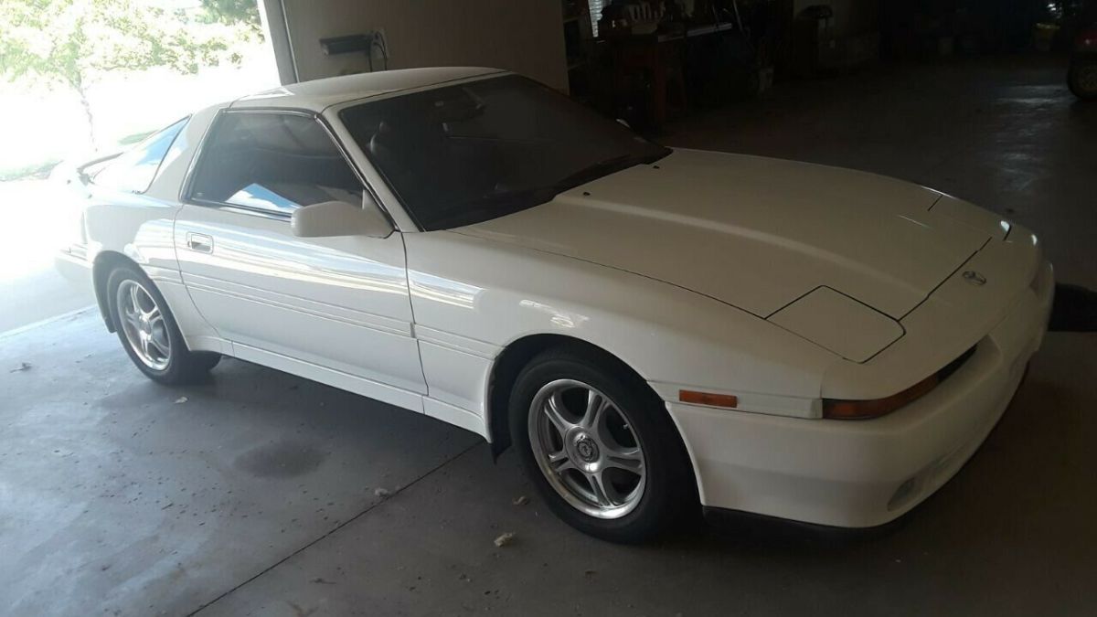 1992 White Toyota Supra Hatchback