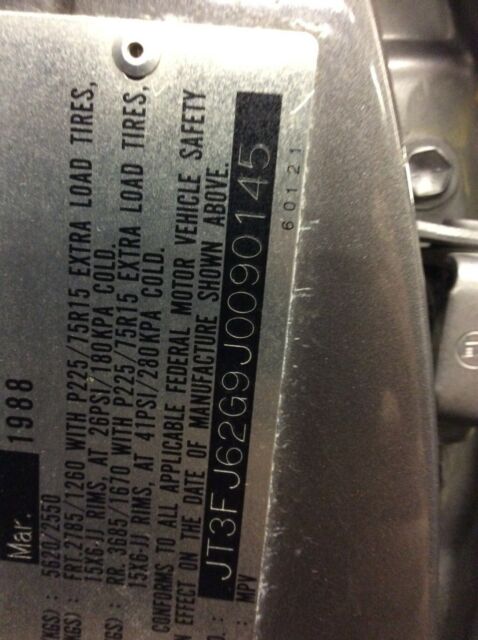 1988 Brown Toyota Land Cruiser