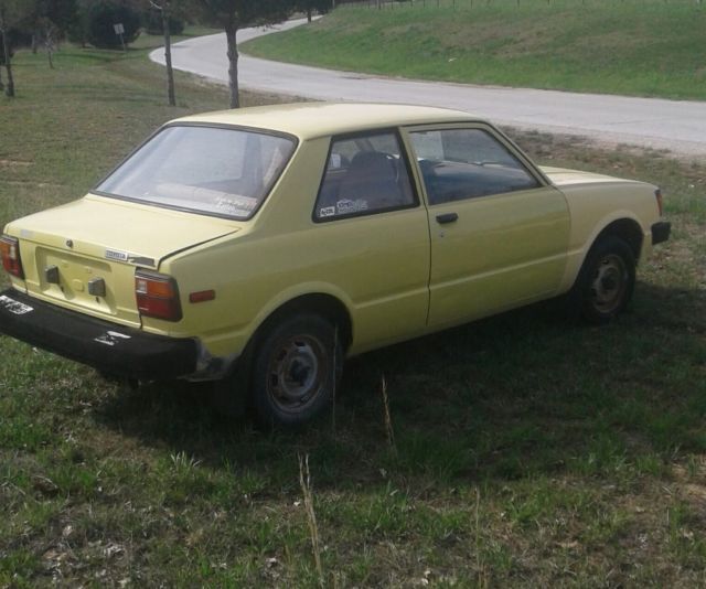 1981 Yellow Toyota Tercel Sedan