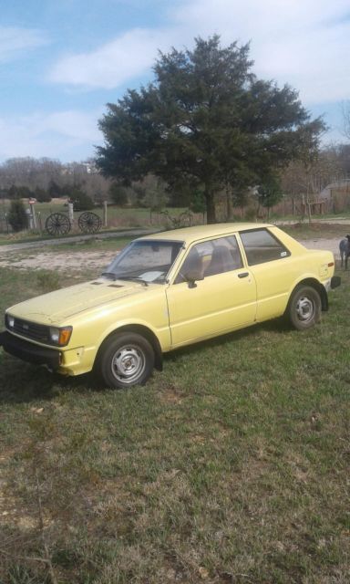 1981 Yellow Toyota Tercel Sedan