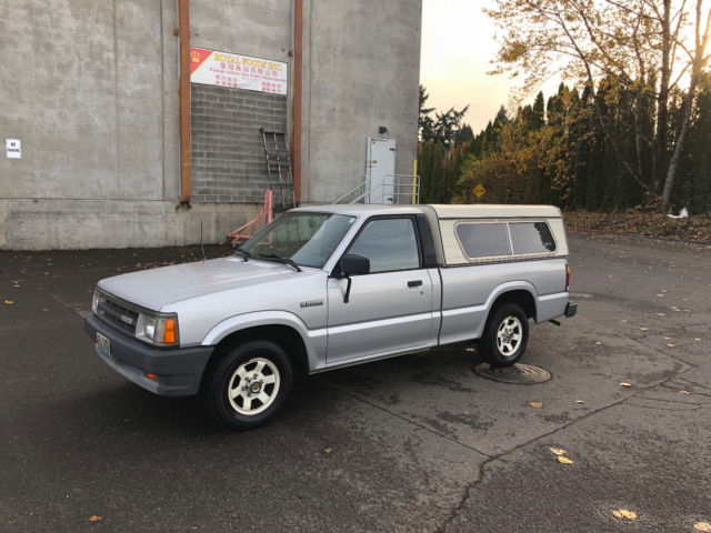 1989 Silver Mazda B-Series Pickups Standard Cab Pickup