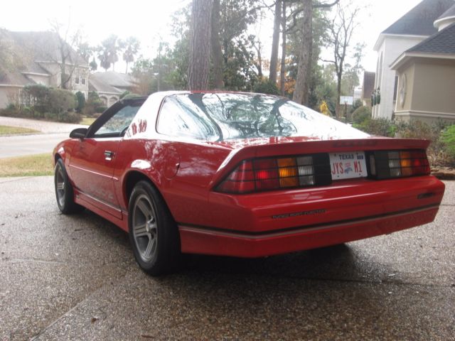1989 Red Chevrolet Camaro Coupe