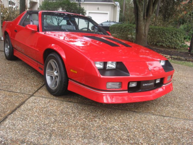 1989 Red Chevrolet Camaro Coupe