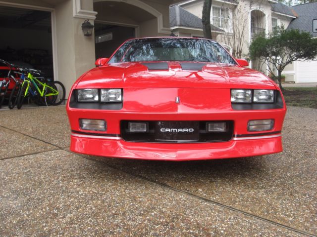 1989 Red Chevrolet Camaro Coupe