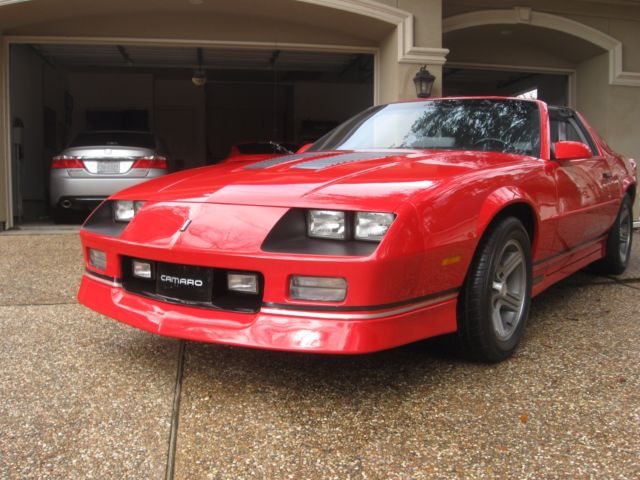 1989 Red Chevrolet Camaro Coupe
