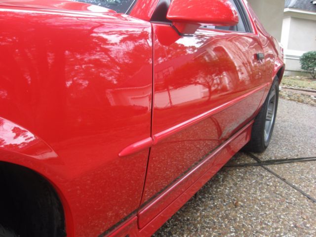 1989 Red Chevrolet Camaro Coupe