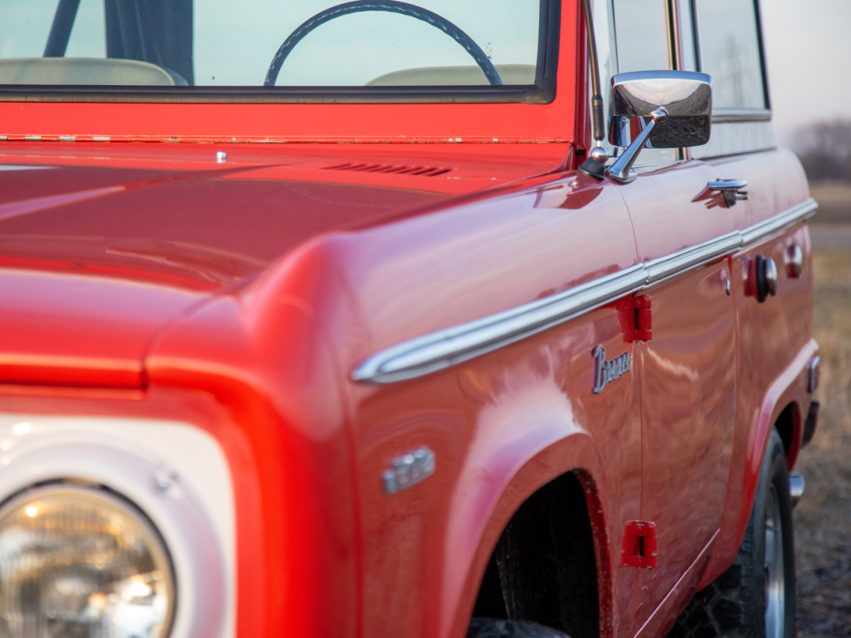1969 Orange Ford Bronco SUV