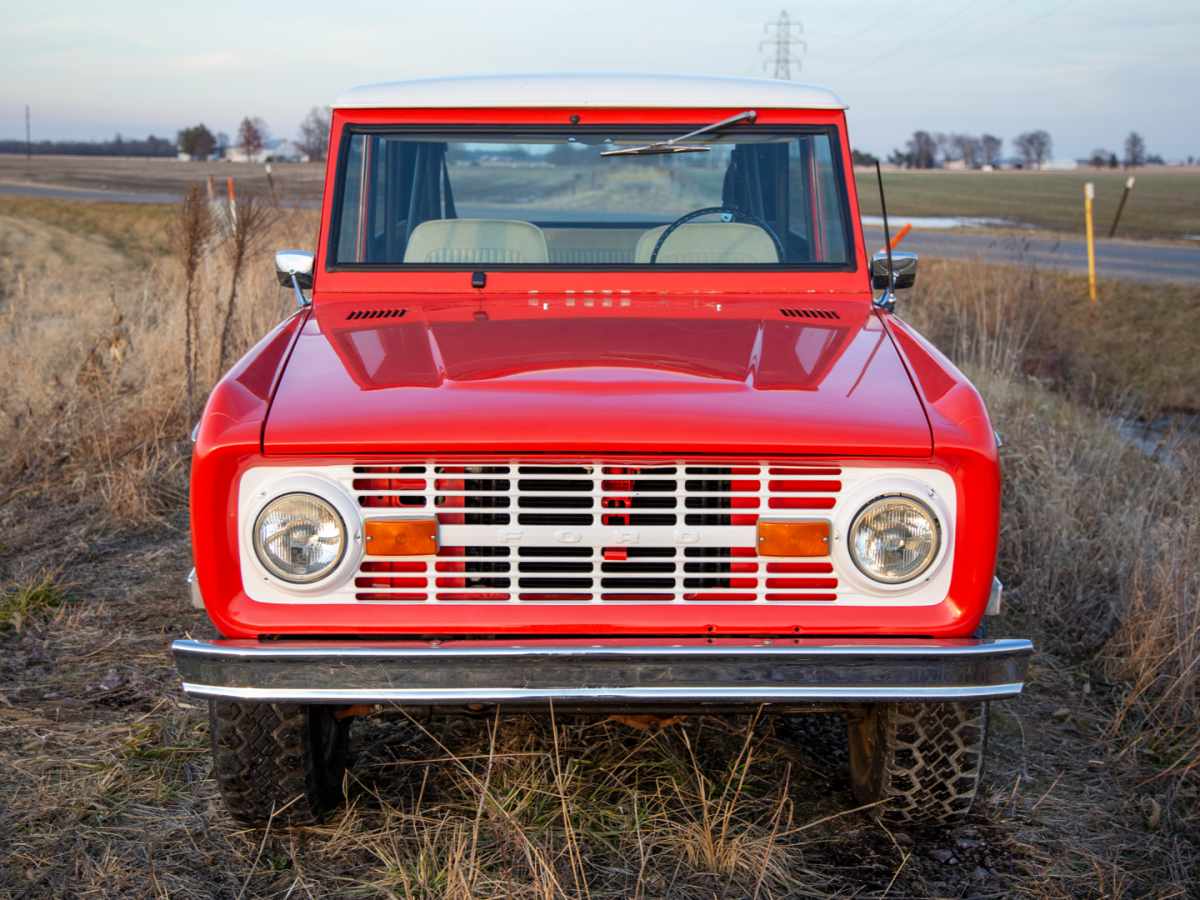 1969 Orange Ford Bronco SUV