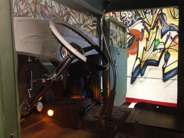 1930 Kiwi green Ford Model A