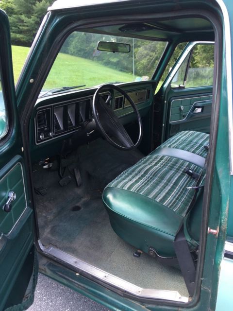 1979 Dark Jade Iredescenct/Light Jade Ford F-150 Standard Cab Pickup