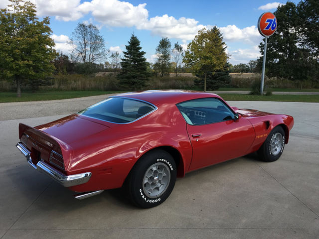 1973 Red Pontiac Trans Am