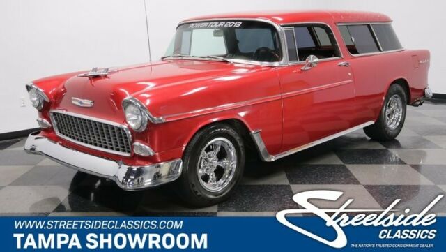 1955 Red Chevrolet Nomad Station Wagon