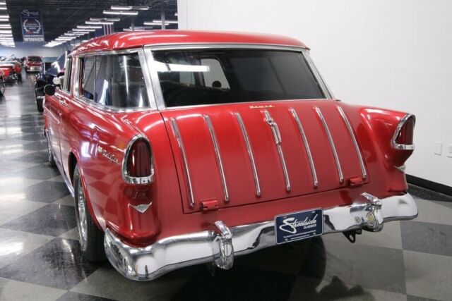 1955 Red Chevrolet Nomad Station Wagon