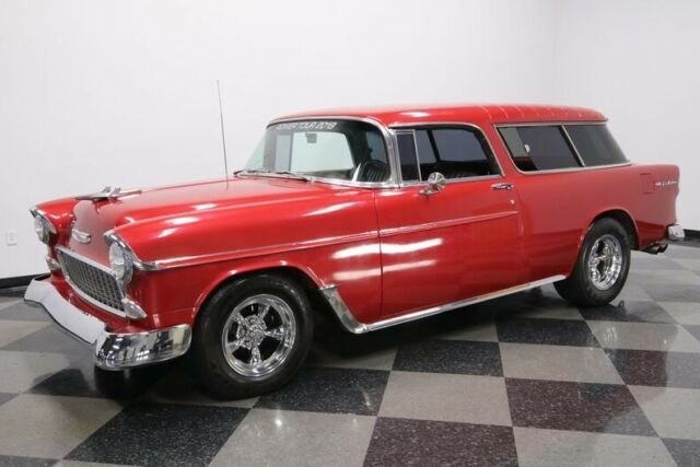 1955 Red Chevrolet Nomad Station Wagon