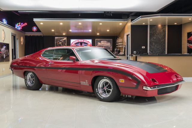 1970 Red Ford Torino Coupe