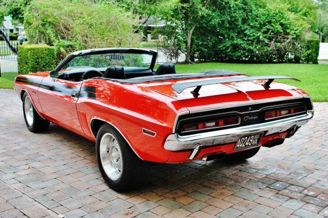 1971 Red Dodge Challenger Convertible