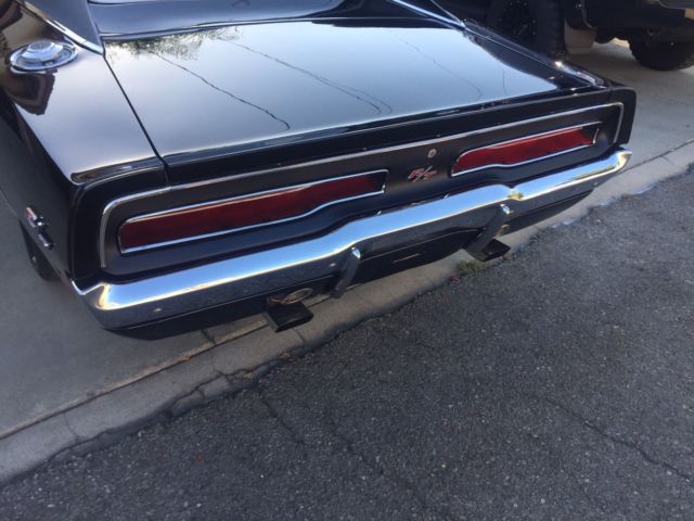 1969 Black Dodge Charger Coupe