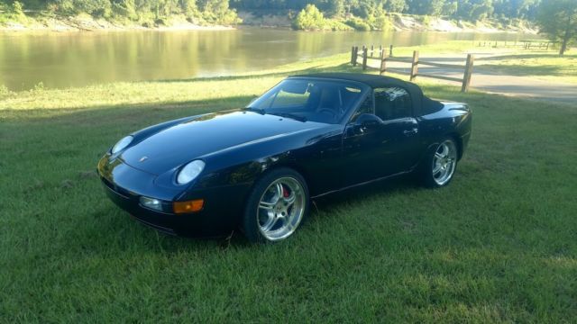 1993 Black Porsche 968 Convertible