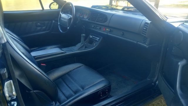 1993 Black Porsche 968 Convertible