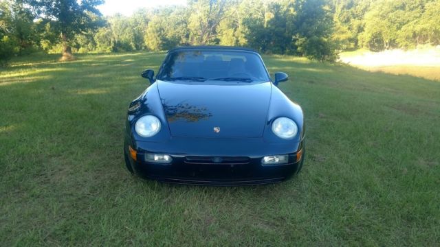 1993 Black Porsche 968 Convertible