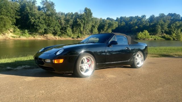 1993 Black Porsche 968 Convertible