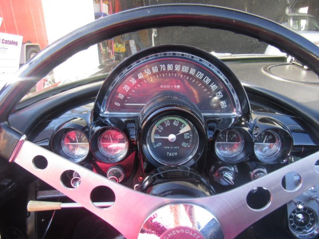 1962 Black Chevrolet Corvette Convertible