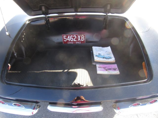 1962 Black Chevrolet Corvette Convertible