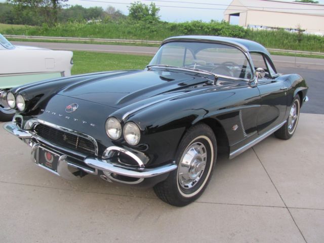 1962 Black Chevrolet Corvette Convertible
