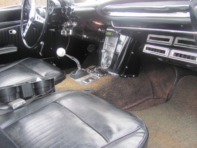 1962 Black Chevrolet Corvette Convertible